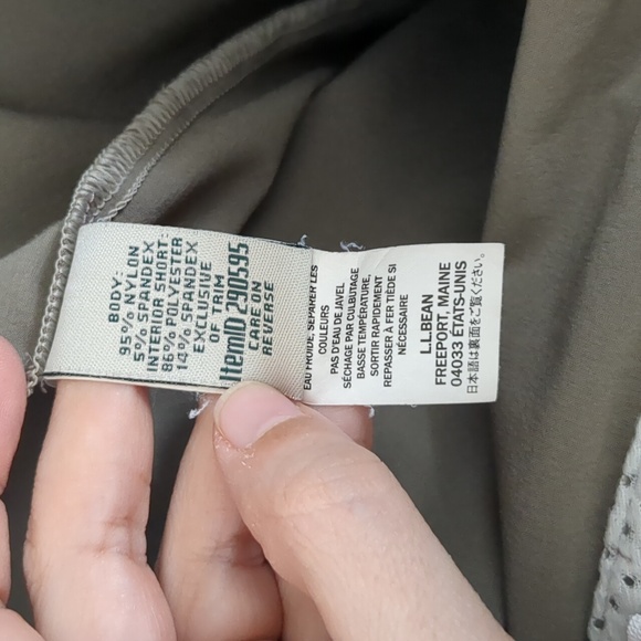 L.L. Bean Women's Trail Skort Adjustable Waist Band Taupe Lightweight Size 20 - Picture 11 of 15